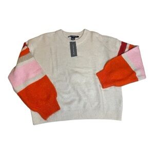 French Connection Colorblock Sleeve Sweater
